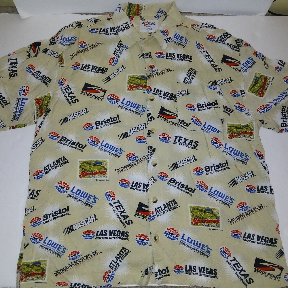 Nascar Chase Authentics Speedway Logos Shirt XL